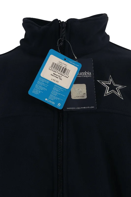 Columbia Men's Fleece Jacket CLG Flanker III Dallas Cowboys Navy L/S (466)