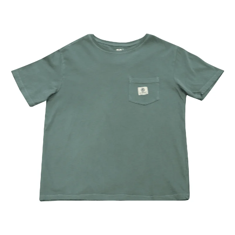 Element Boy's T-Shirt Yale Blue Pocket Logo Patch S/S (S01)