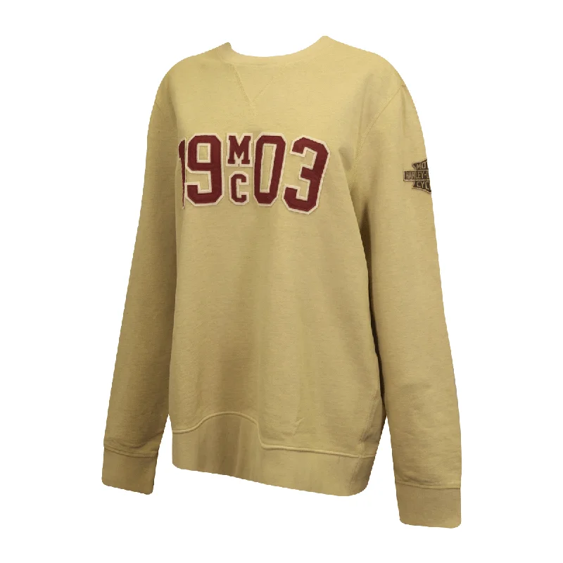 Branded  Men's Sweatshirt Pale Yellow 1903 MC L/S