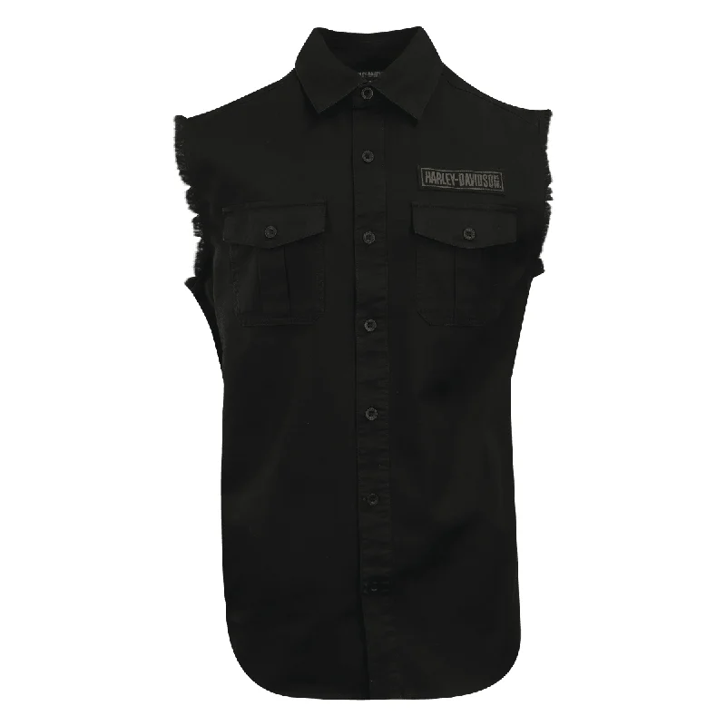 Branded  Men's Vest Black Sleeveless Vest (S58)