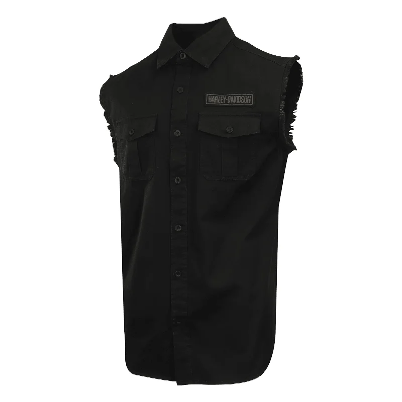 Branded  Men's Vest Black Sleeveless Vest (S58)