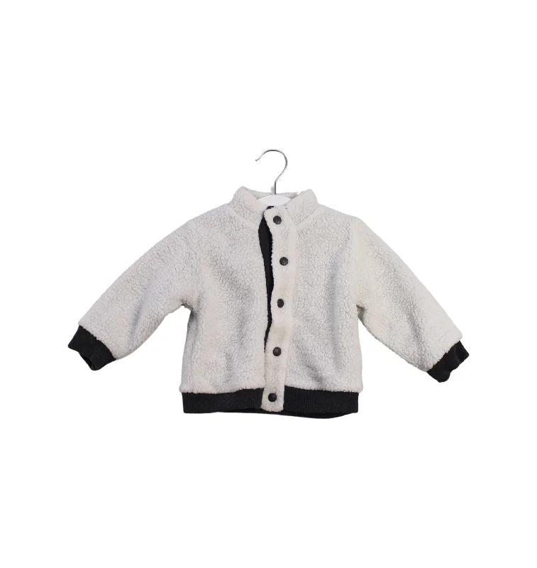 Petit Bateau Faux Fur Jacket 12M (74cm)