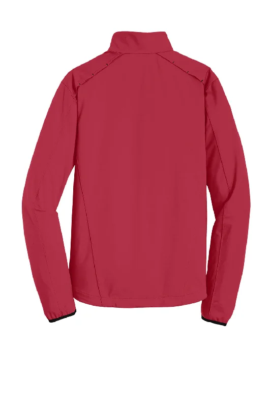 Port Authority Mens Active Wind & Water Resistant 1/4 Zip Jacket - Rich Red - Closeout