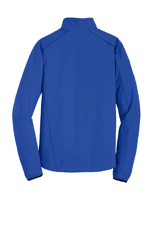 Port Authority Mens Active Wind & Water Resistant 1/4 Zip Jacket - True Royal Blue - Closeout