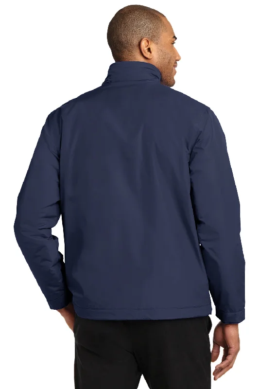 Port Authority Mens Challenger II Wind & Water Resistant Full Zip Jacket - True Navy Blue