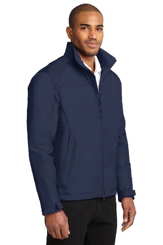 Port Authority Mens Challenger II Wind & Water Resistant Full Zip Jacket - True Navy Blue