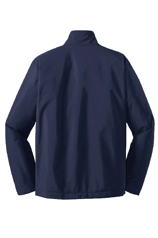 Port Authority Mens Challenger II Wind & Water Resistant Full Zip Jacket - True Navy Blue