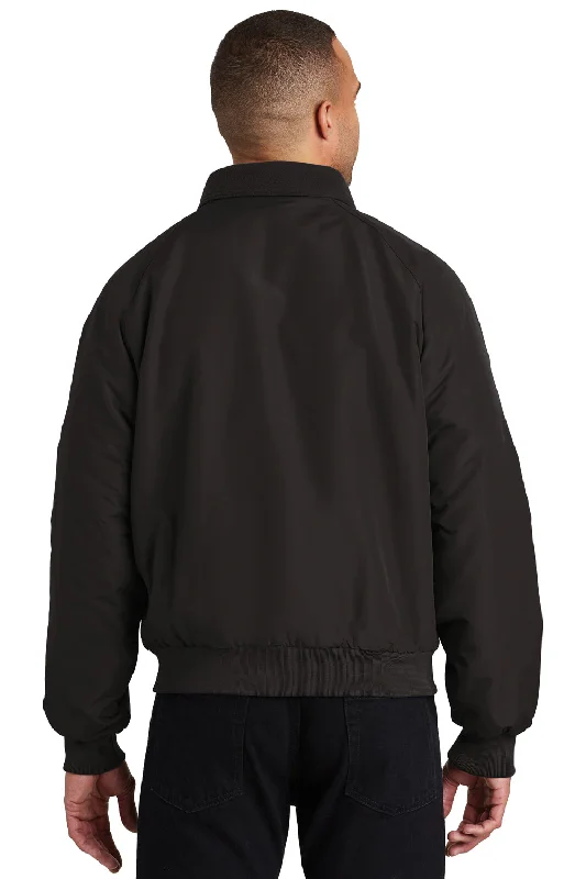 Port Authority Mens Charger Wind & Water Resistant Full Zip Jacket - True Black