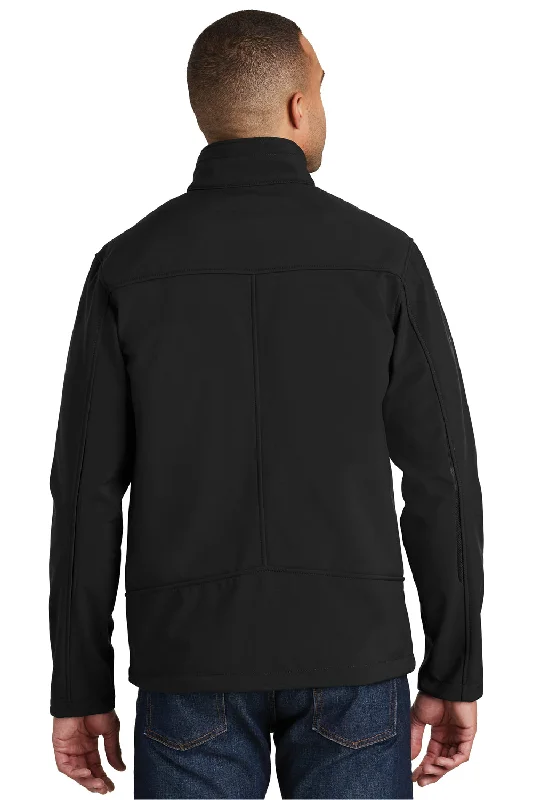 Port Authority Mens Welded Wind & Water Resistant Full Zip Jacket - Black