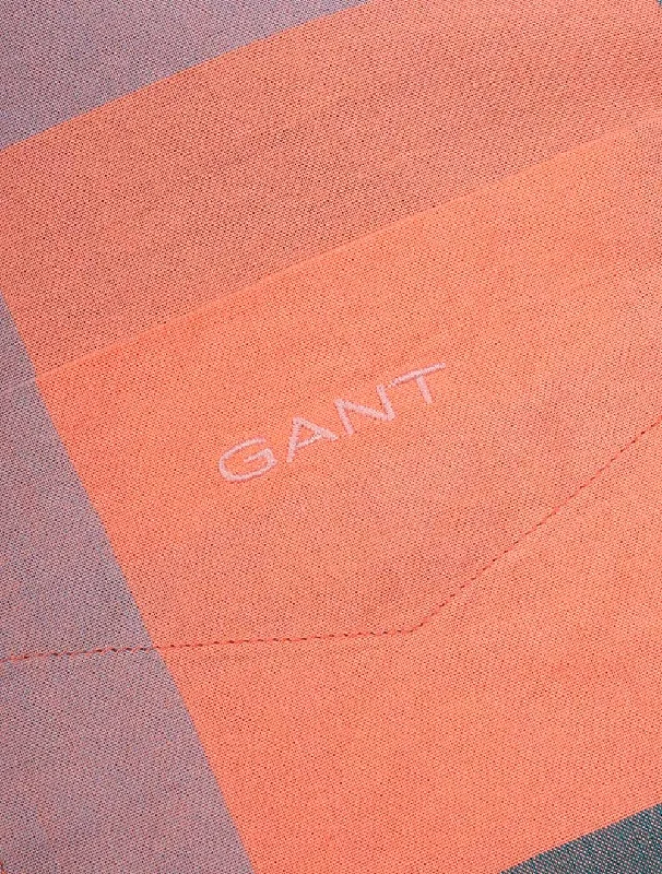 GANT - Indian Madras Shirt - Check - Pumpkin Orange