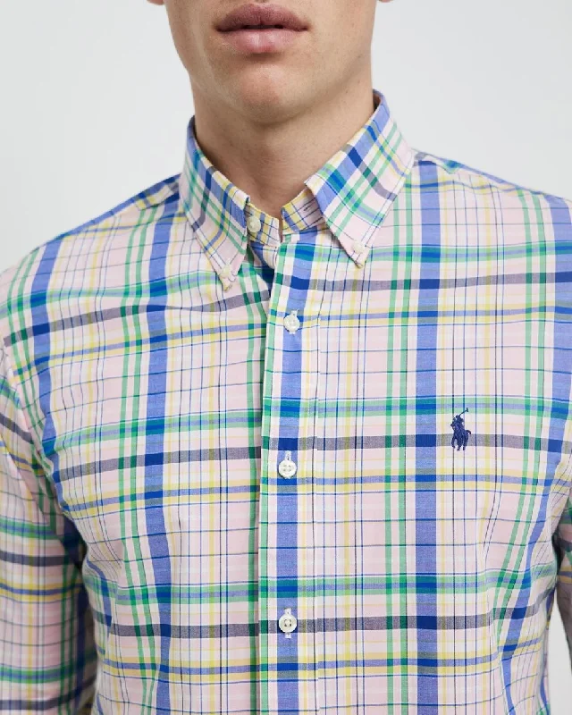 Polo Ralph Lauren - Poplin Shirt - Check - Pink Multi