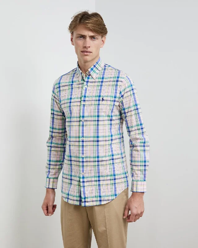 Polo Ralph Lauren - Poplin Shirt - Check - Pink Multi