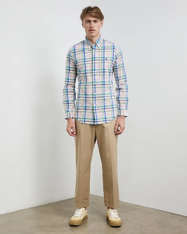 Polo Ralph Lauren - Poplin Shirt - Check - Pink Multi