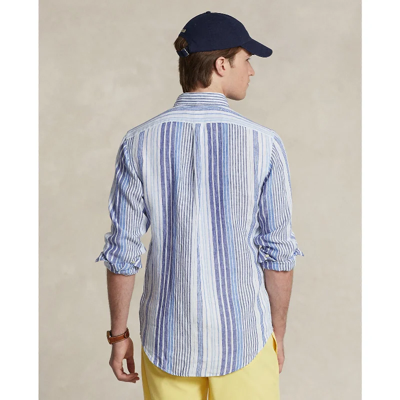 Polo Ralph Lauren - Linen Shirt - Stripe - Blue Multi