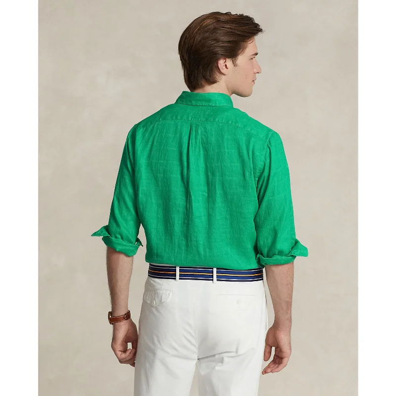 Polo Ralph Lauren - Linen Shirt - Grasshopper Green