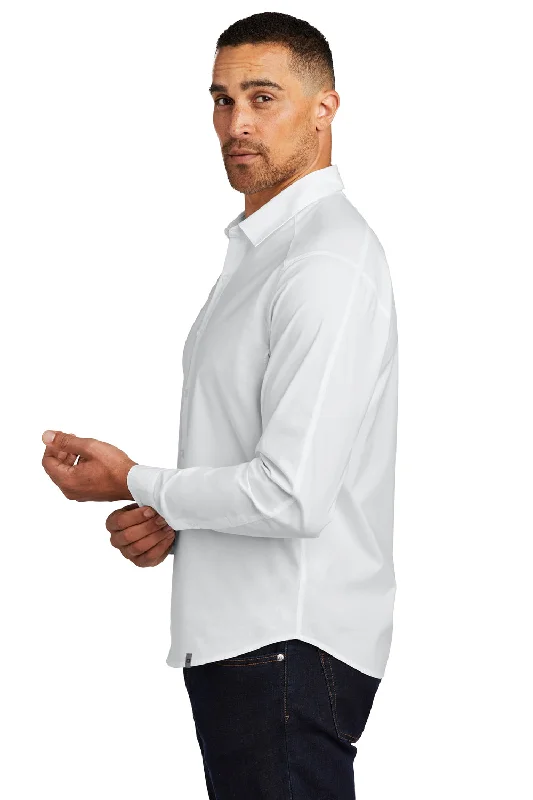 Ogio Mens Commuter Long Sleeve Button Down Shirt - White