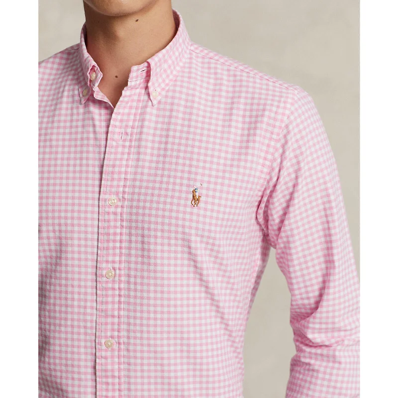 Polo Ralph Lauren - Oxford Shirt - Gingham - Pink & White