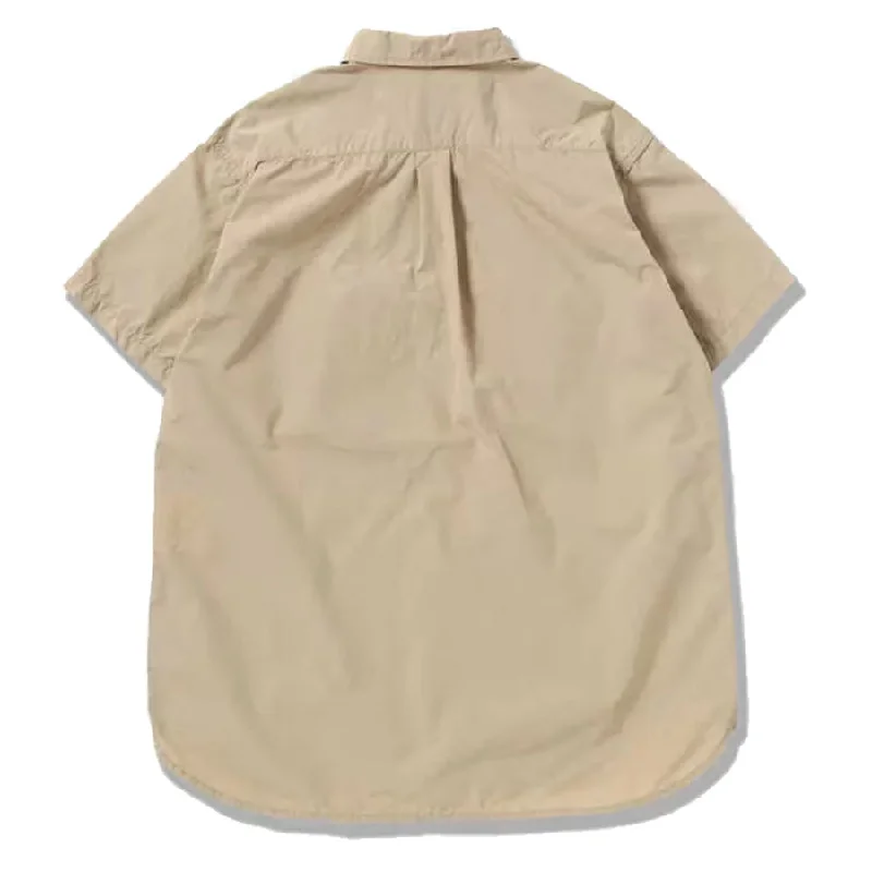 And Wander Cordura Typewriter S/S Over Shirt Beige