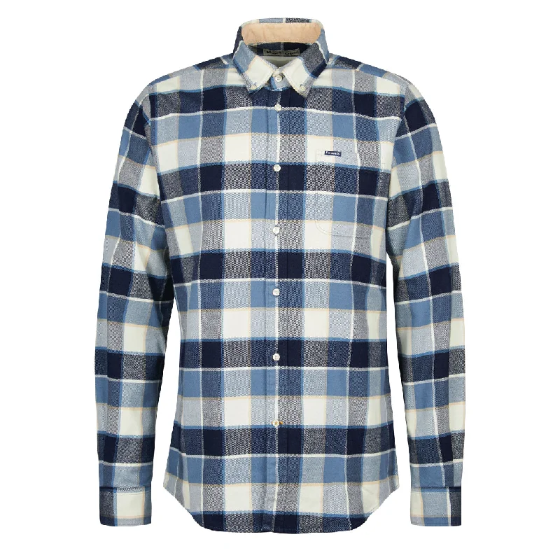 Barbour Valley Tailored Shirt Blue