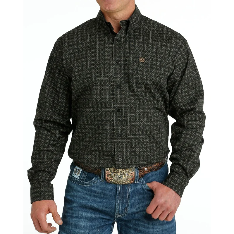 Cinch Men's Black Medallion Shirt