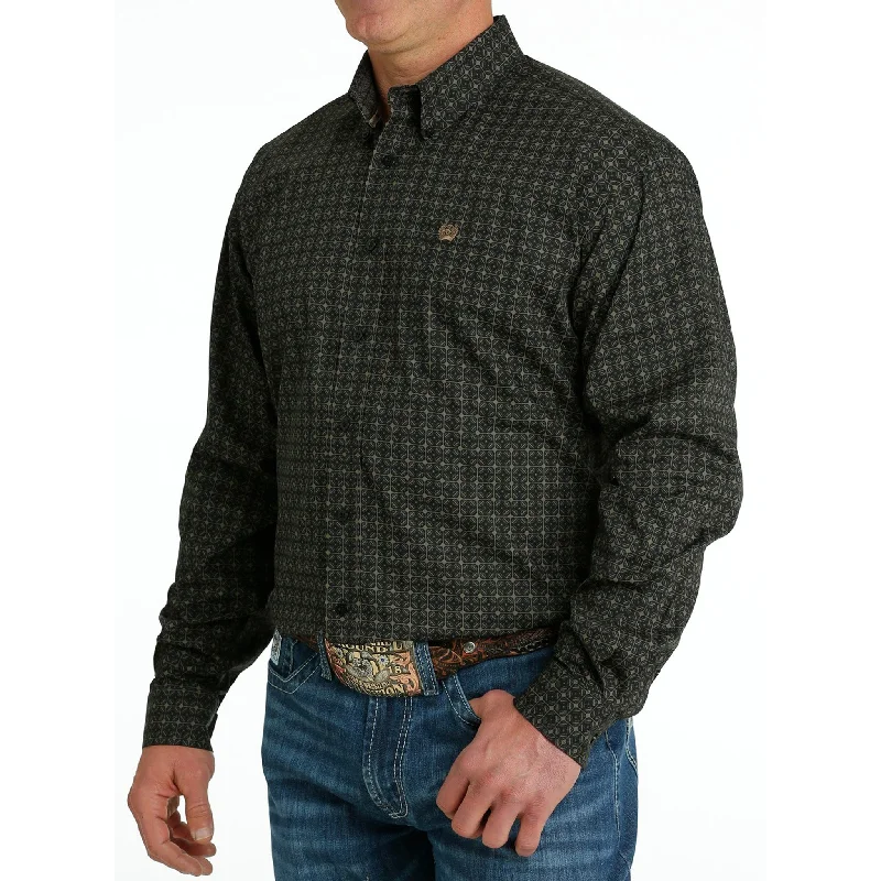 Cinch Men's Black Medallion Shirt