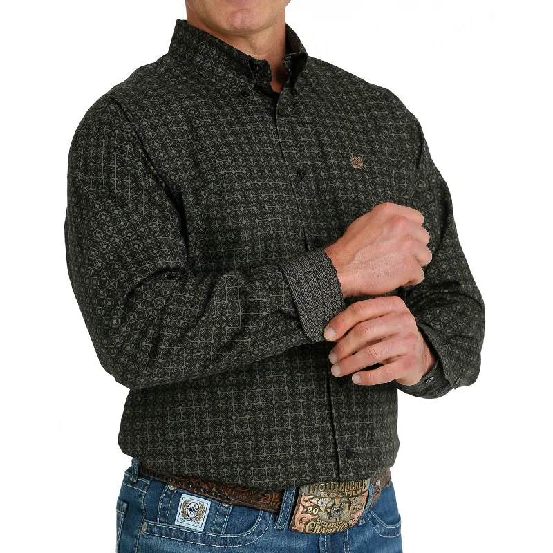 Cinch Men's Black Medallion Shirt