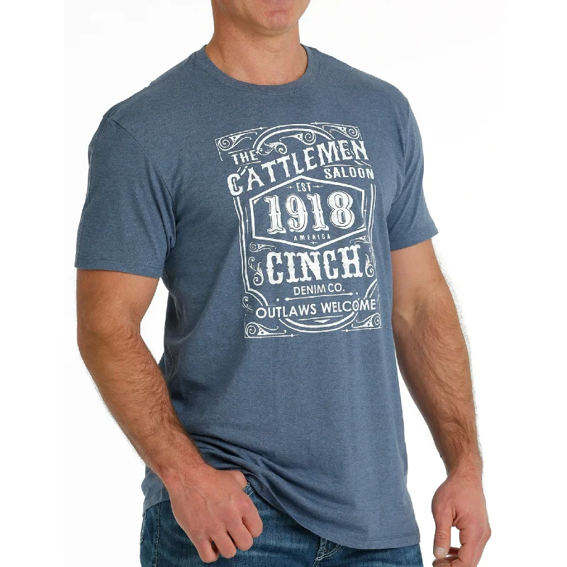 Cinch Men's Blue Cattlemen Cinch Tee