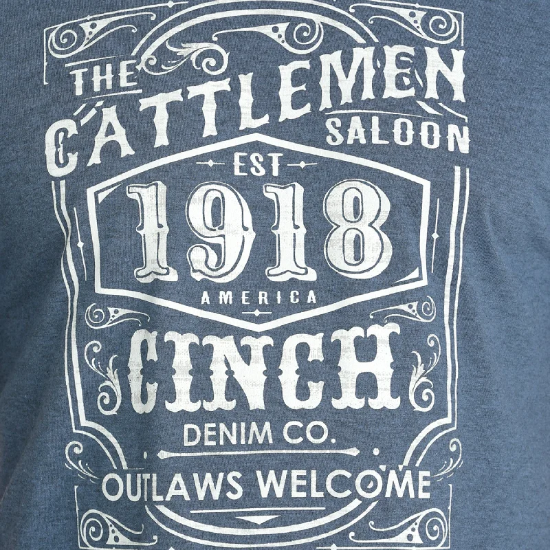 Cinch Men's Blue Cattlemen Cinch Tee