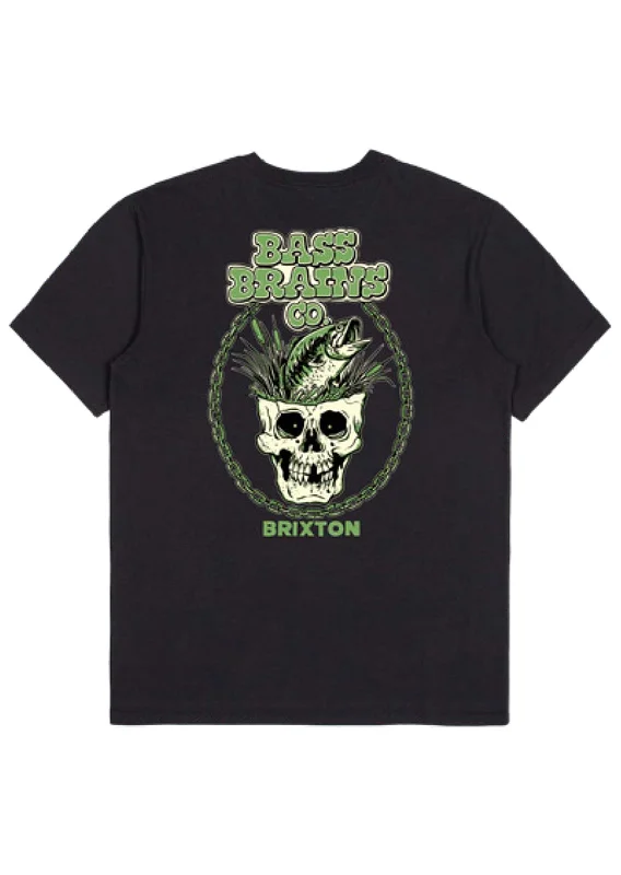 Brixton Men's Bass Brains Skull T-Shirt