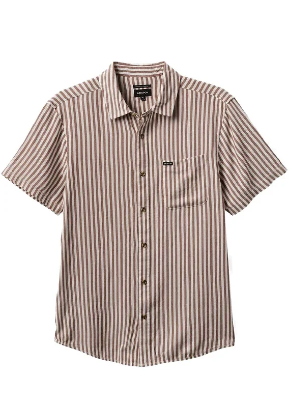 Brixton Men's Charter Hb Stripe Button Up Shirt