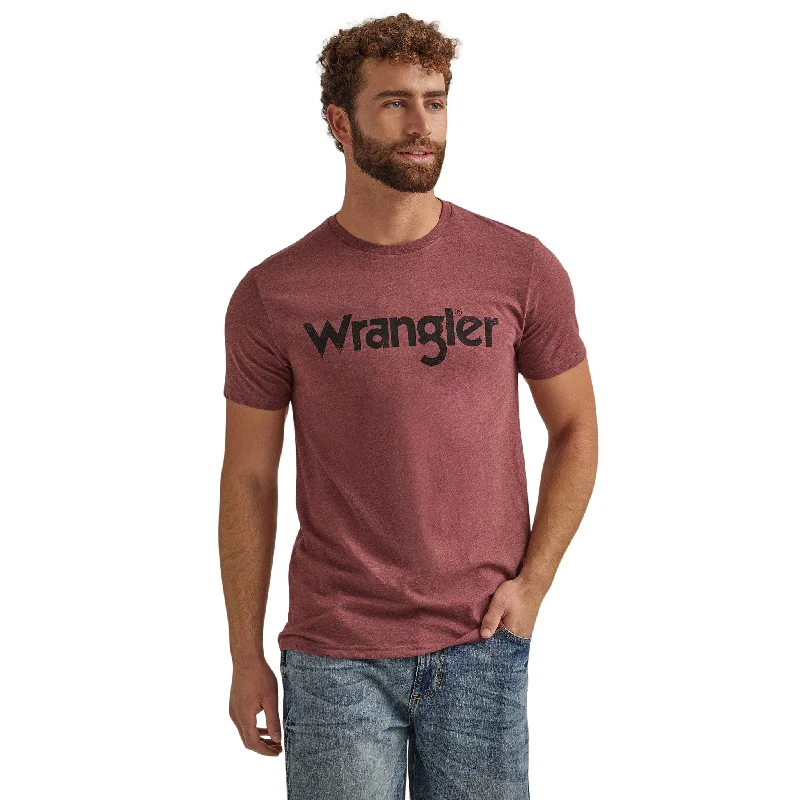 Wrangler Men's Burgandy Tee