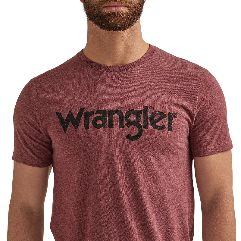 Wrangler Men's Burgandy Tee