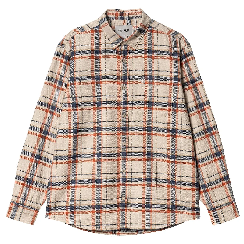 Carhartt WIP L/S Swenson Shirt Swenson Check Tonic