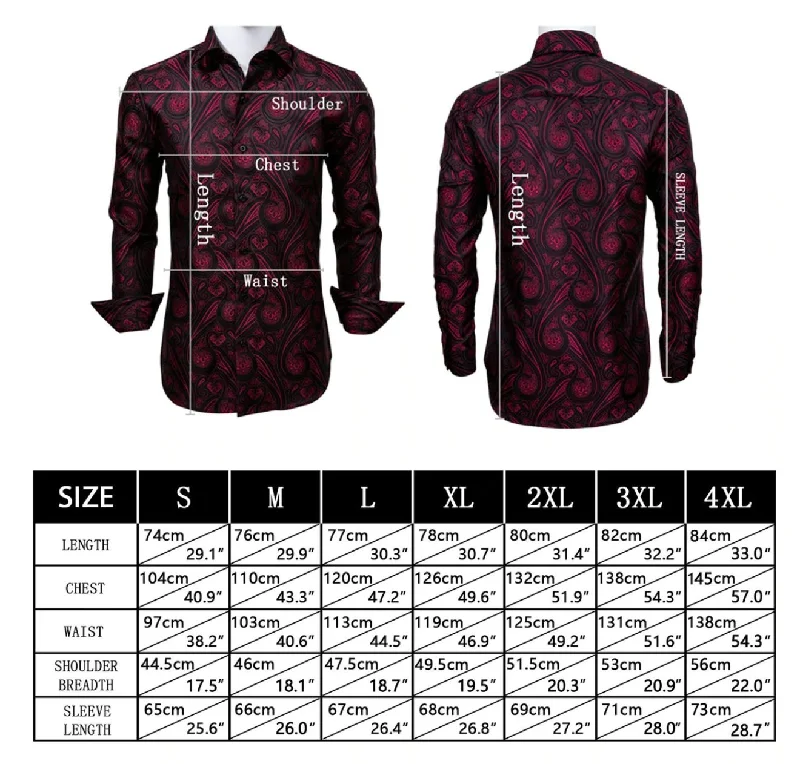 Black Golden Paisley Shirt.CY-1038