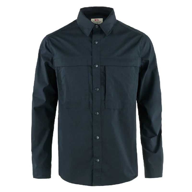 Fjallraven Abisko Trail Shirt LS Dark Navy