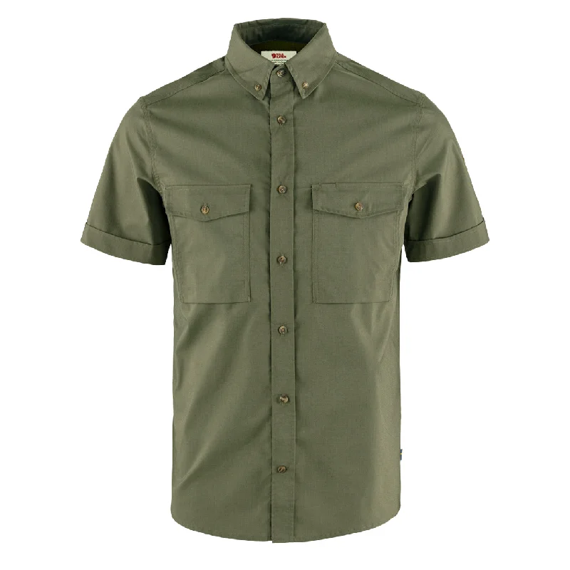 Fjallraven Ovik Air Stretch SS Shirt Laurel Green