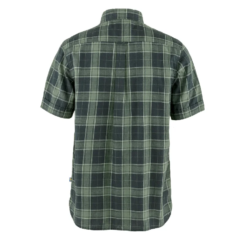 Fjallraven Ovik Travel Shirt SS Dark Navy / Patina Green