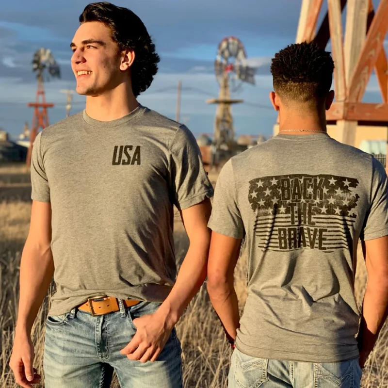 Texas True Threads Unisex Back The Brave Tee