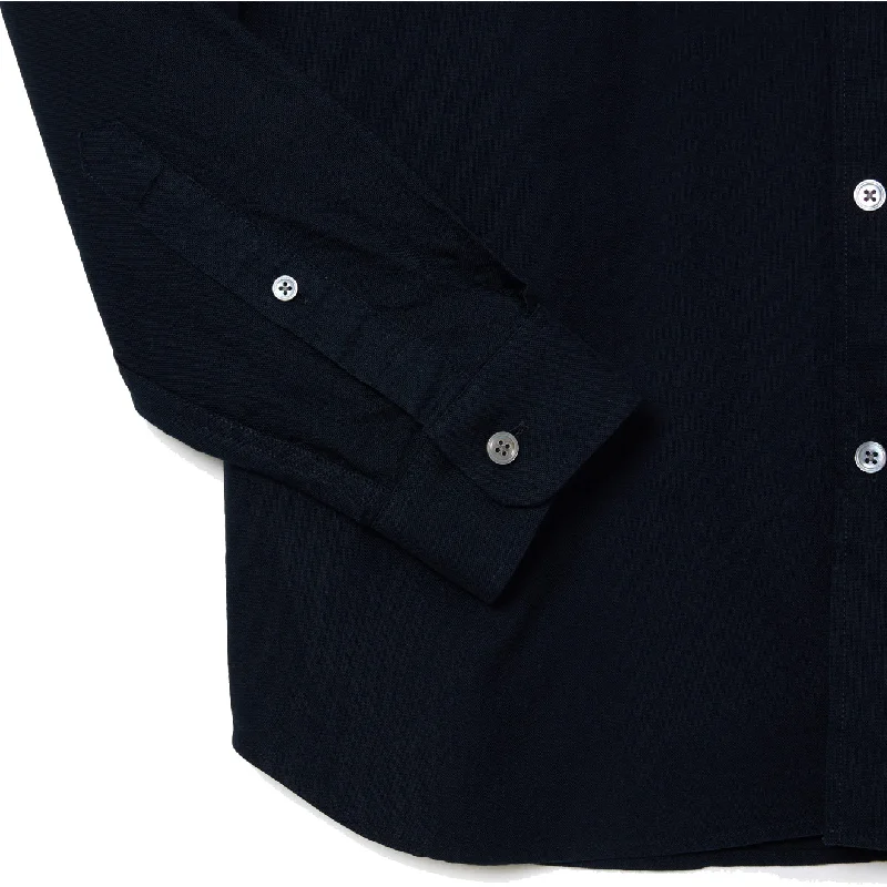 Lacoste Regular Fit Oxford Shirt Navy Blue