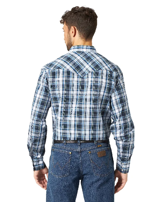 Men's Assorted Plaid Western Long Sleeve Shirts