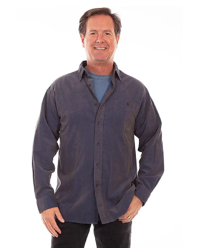 Men's Corduroy Button Front Shirt