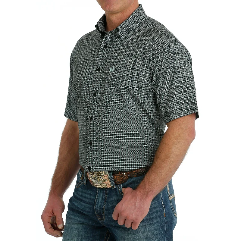 Cinch Men's Arenaflex Black Short Sleeve