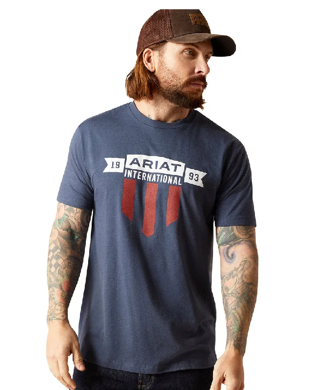 Men's USA Banner Shield T-Shirt