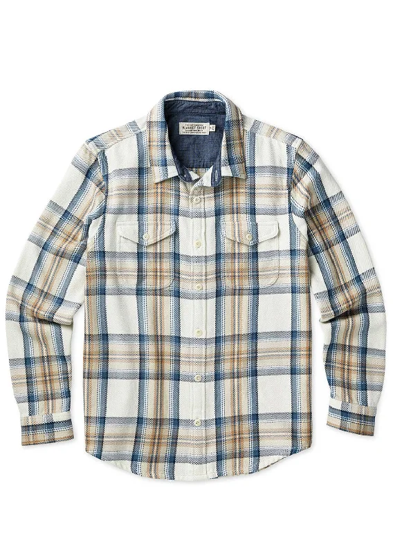 Sandy Ocean Plaid / M