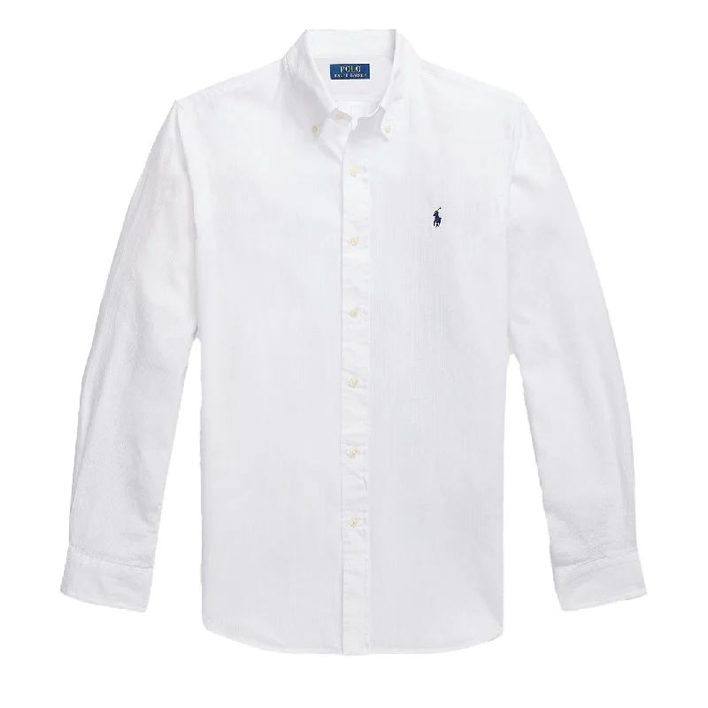 Polo Ralph Lauren Button Down Custom Fit Shirt White