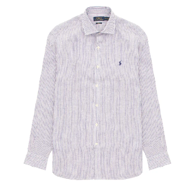 Polo Ralph Lauren Slim Fit Oxford Button Down Shirt Royal White