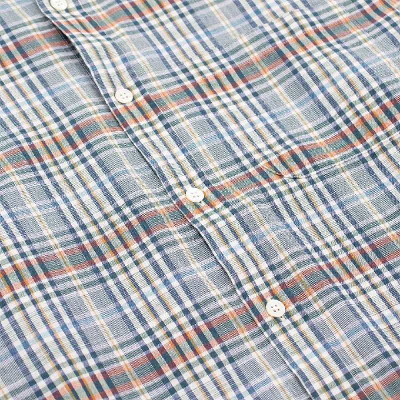 Portuguese Flannel L/S Oxford Button Down Shirt Summer Plaid