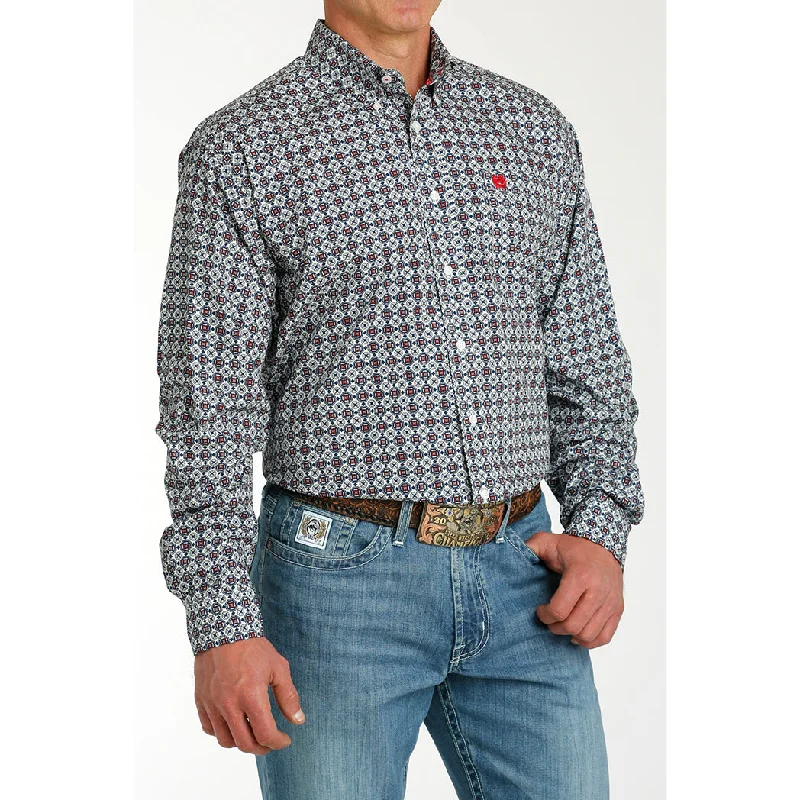 Cinch Men's Multi Color Geo Print