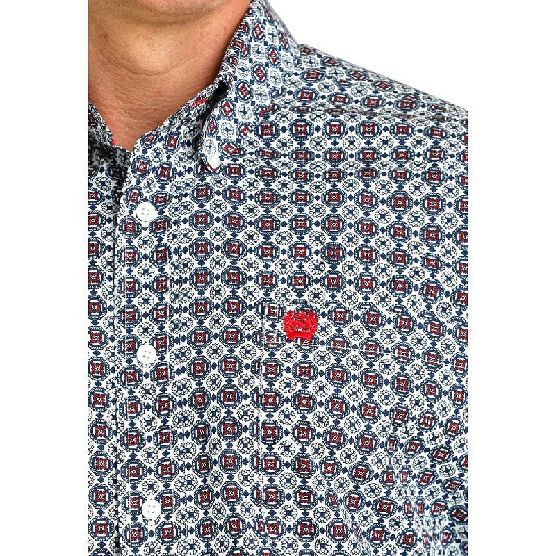 Cinch Men's Multi Color Geo Print