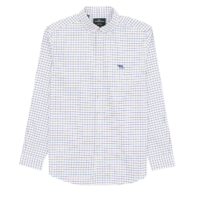 Rodd & Gunn Gunn Check Oxford 3 LS Slim Fit Shirt Ink